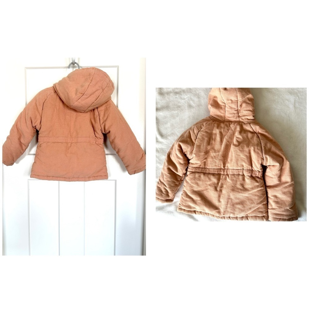 7 For All Mankind Pink and Gray Puffer Jackets - Picture 4 of 4